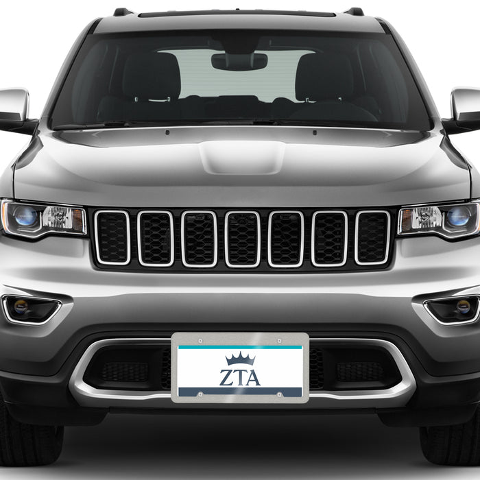 Zeta Tau Alpha Decorative License Plate