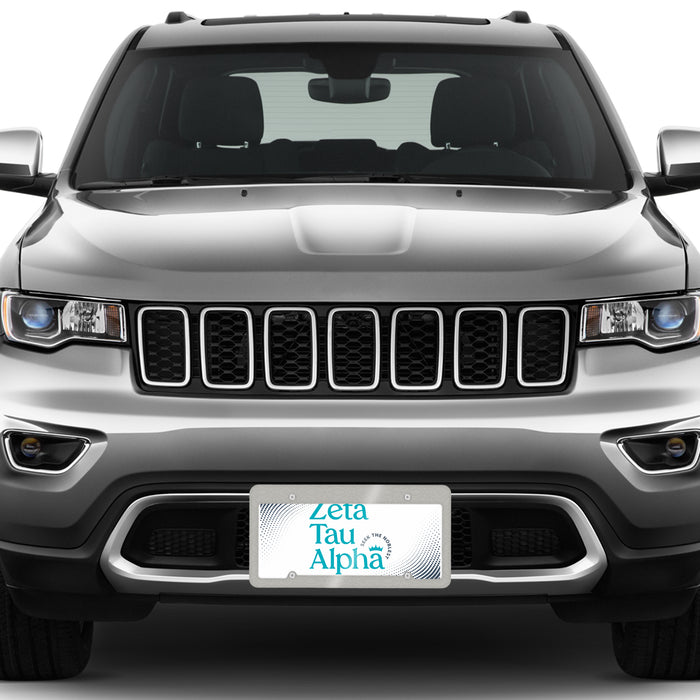 Zeta Tau Alpha Decorative License Plate