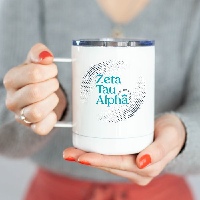 Zeta Tau Alpha Stainless Steel Travel Mug 13 OZ
