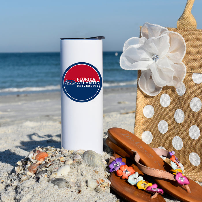 Florida Atlantic University Stainless Steel Skinny Tumbler 20 OZ