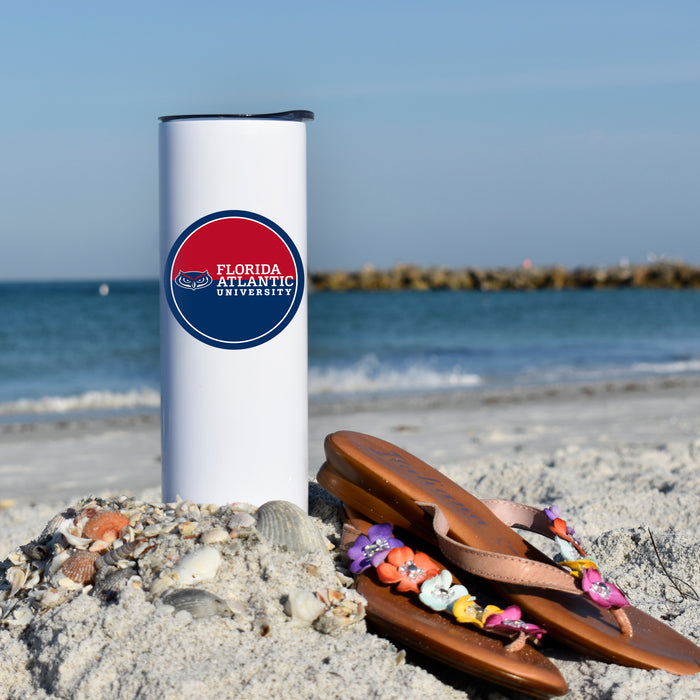 Florida Atlantic University Stainless Steel Skinny Tumbler 20 OZ