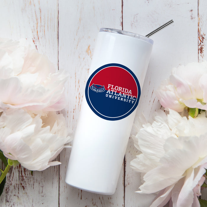 Florida Atlantic University Stainless Steel Skinny Tumbler 20 OZ