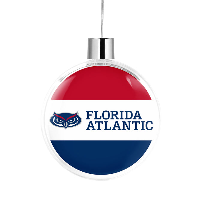 Florida Atlantic University Christmas Ornament Flat Round