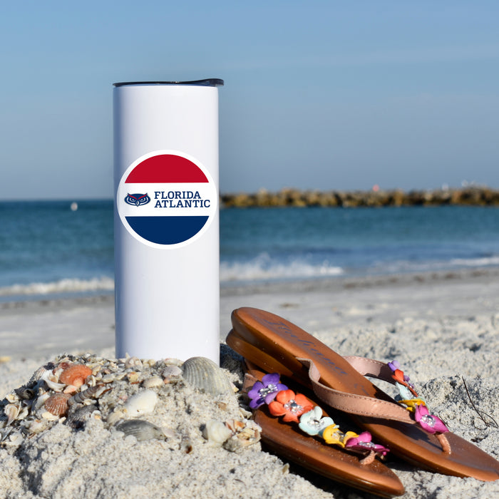 Florida Atlantic University Stainless Steel Skinny Tumbler 20 OZ