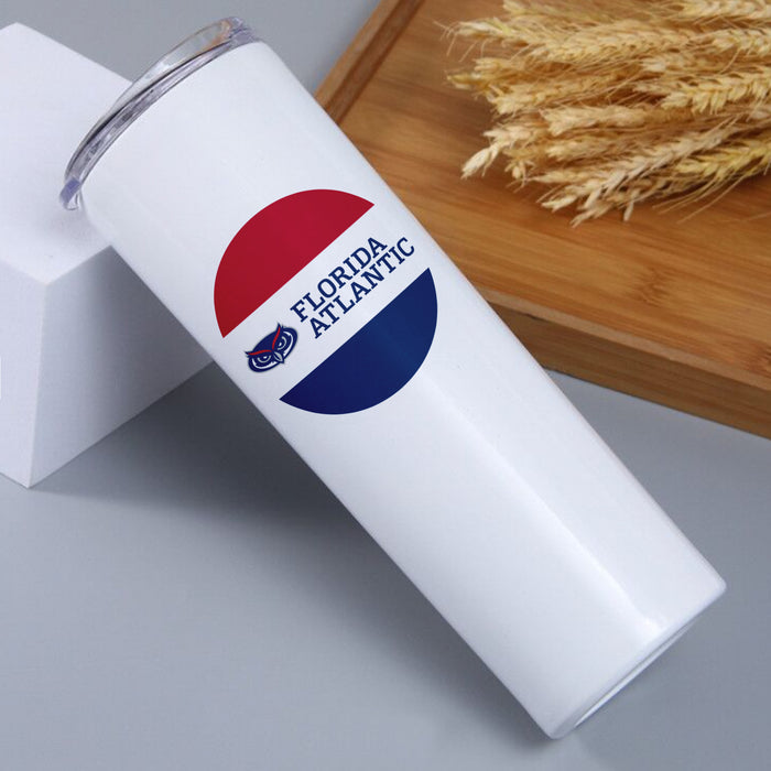 Florida Atlantic University Stainless Steel Skinny Tumbler 20 OZ