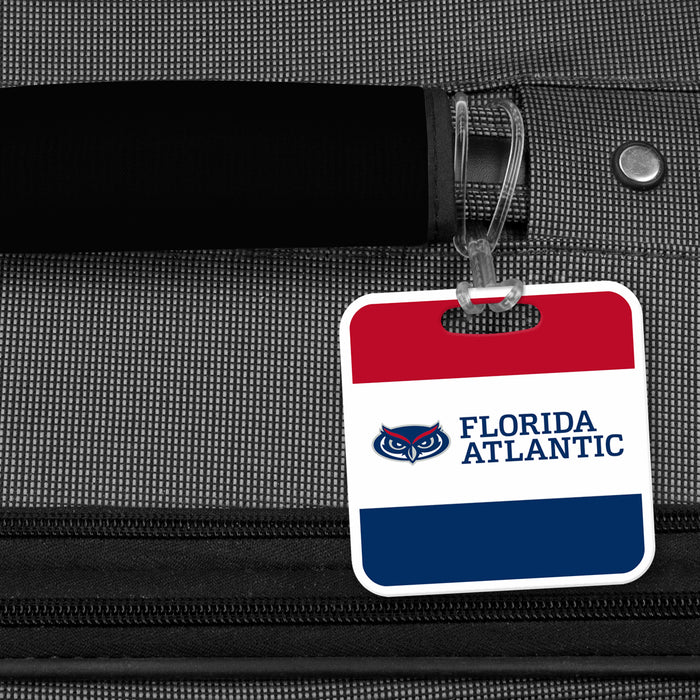 Florida Atlantic University Luggage Bag Tag (square)