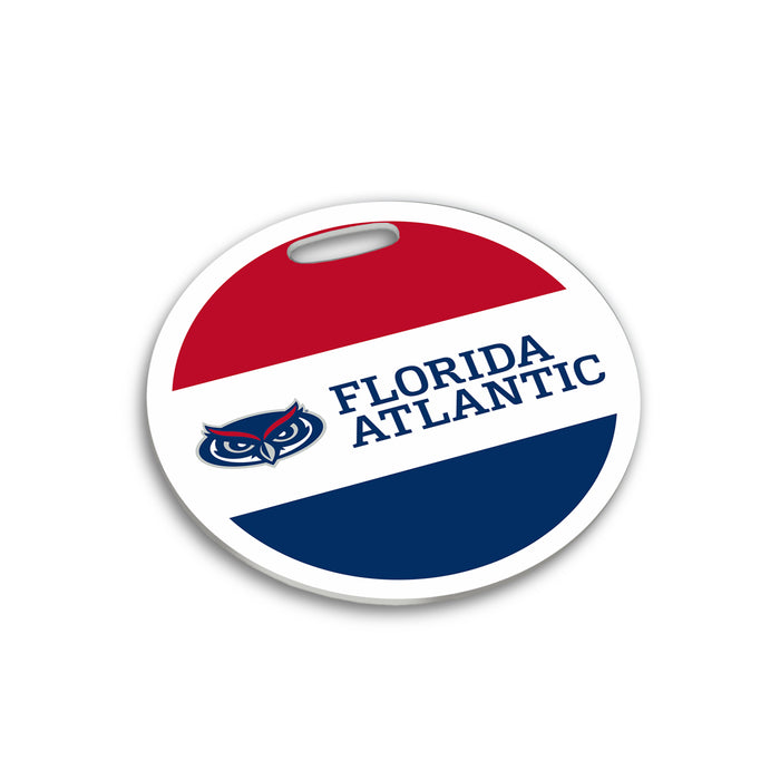 Florida Atlantic University Luggage Bag Tag (round)