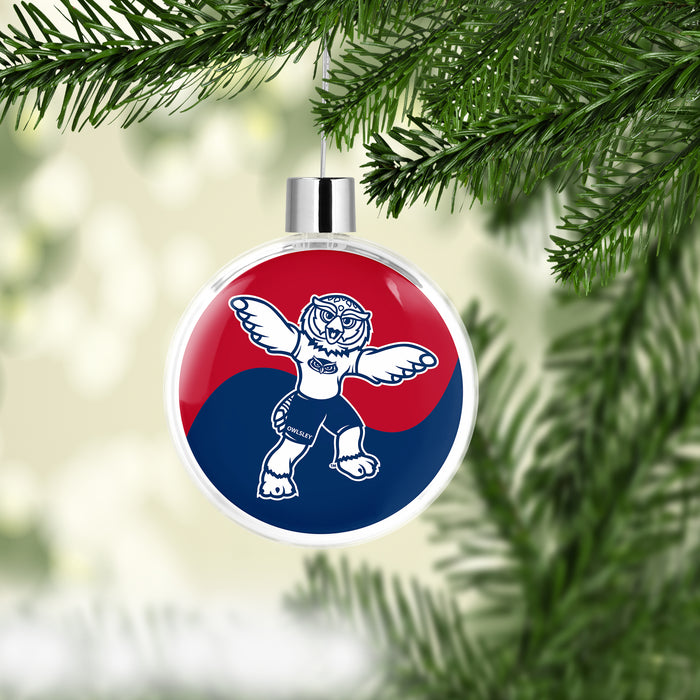 Florida Atlantic University Christmas Ornament Flat Round