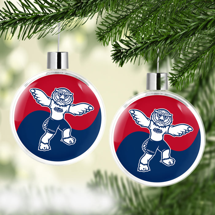 Florida Atlantic University Christmas Ornament Flat Round