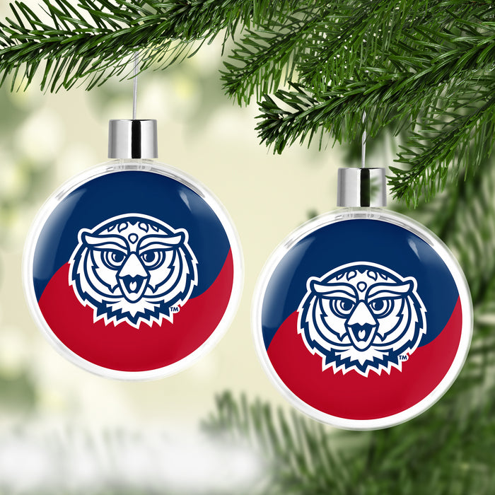 Florida Atlantic University Christmas Ornament Flat Round