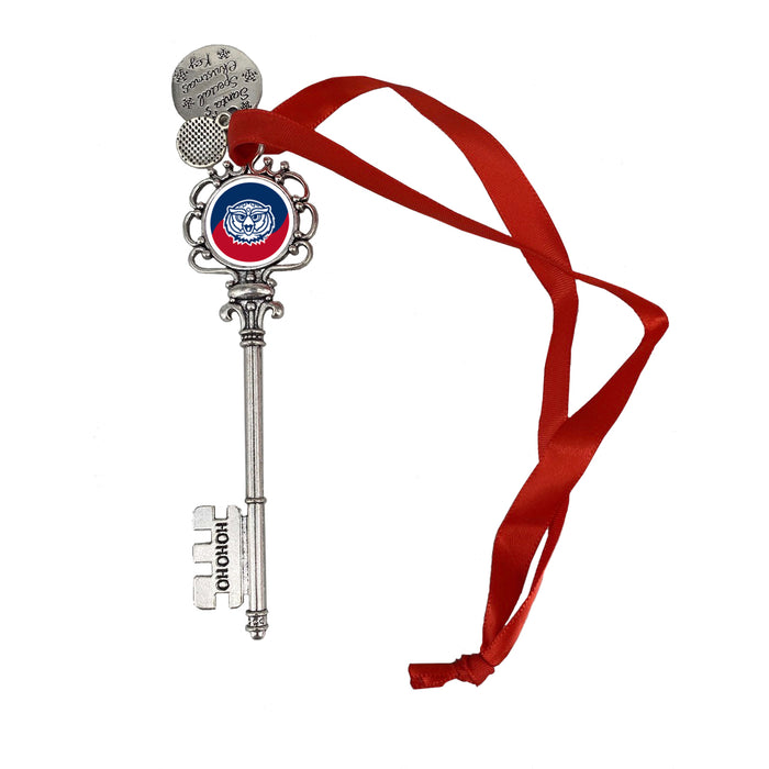 Florida Atlantic University Christmas Ornament Santa Magic Key
