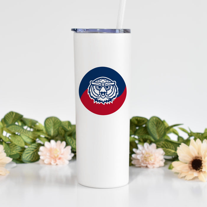 Florida Atlantic University Stainless Steel Skinny Tumbler 20 OZ