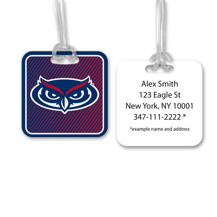 Florida Atlantic University Luggage Bag Tag (square)