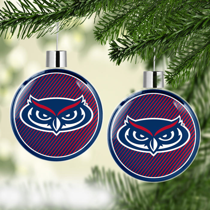 Florida Atlantic University Christmas Ornament Flat Round