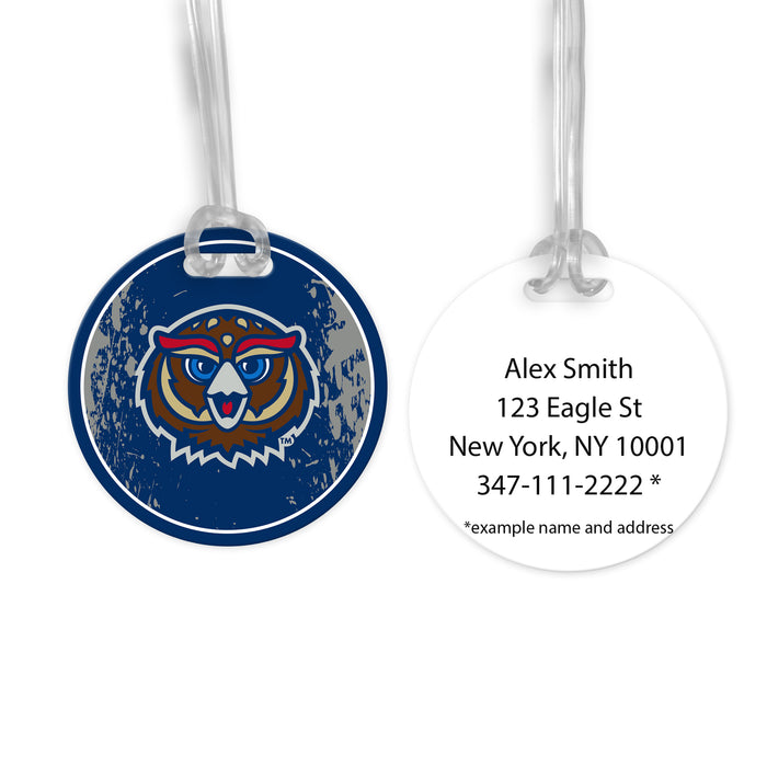 Florida Atlantic University Luggage Bag Tag (round)