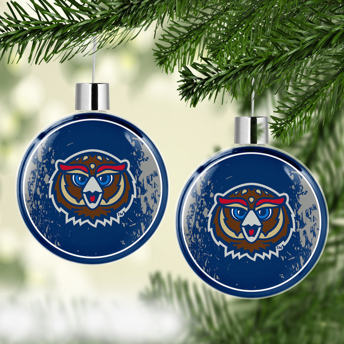 Florida Atlantic University Christmas Ornament Flat Round