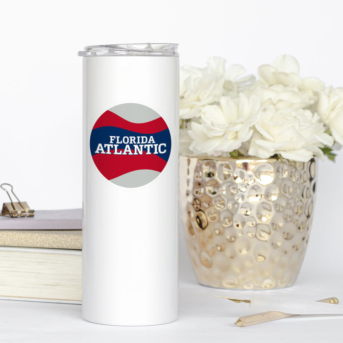 Florida Atlantic University Stainless Steel Skinny Tumbler 20 OZ