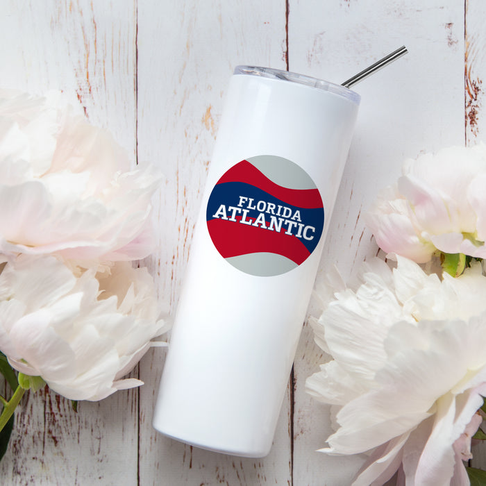 Florida Atlantic University Stainless Steel Skinny Tumbler 20 OZ