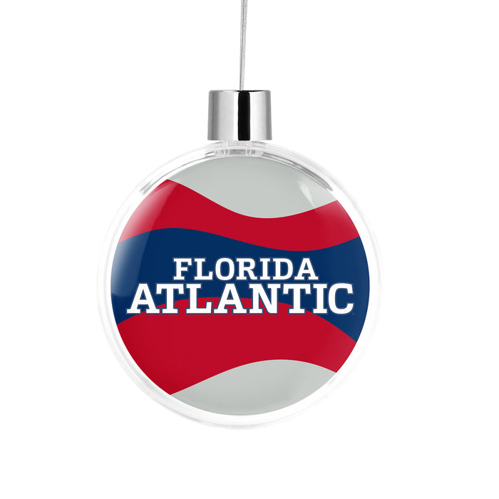 Florida Atlantic University Christmas Ornament Flat Round