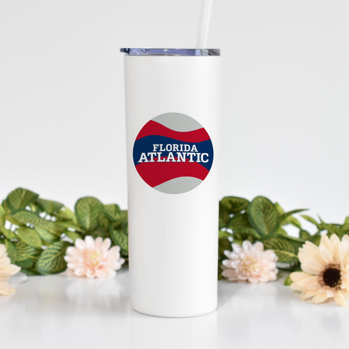 Florida Atlantic University Stainless Steel Skinny Tumbler 20 OZ