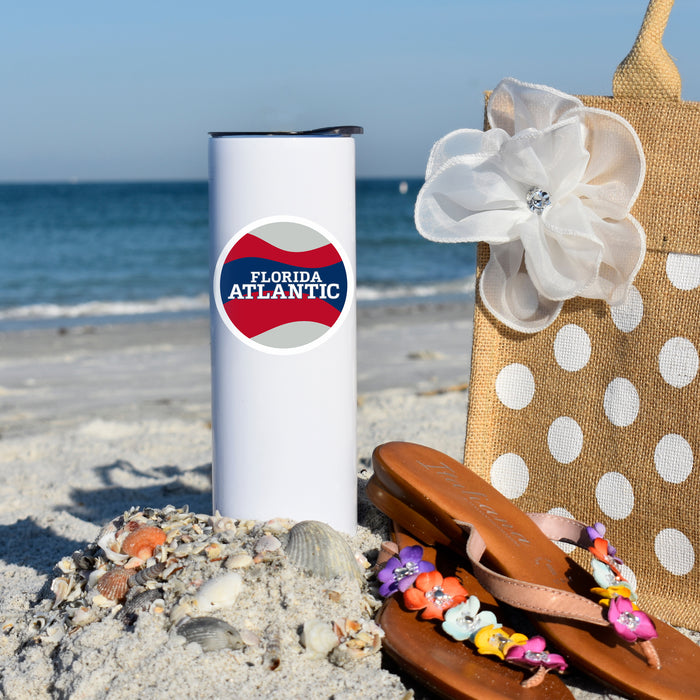 Florida Atlantic University Stainless Steel Skinny Tumbler 20 OZ