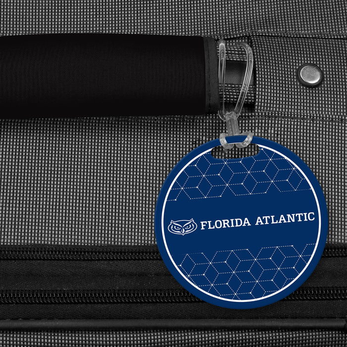 Florida Atlantic University Luggage Bag Tag (round)