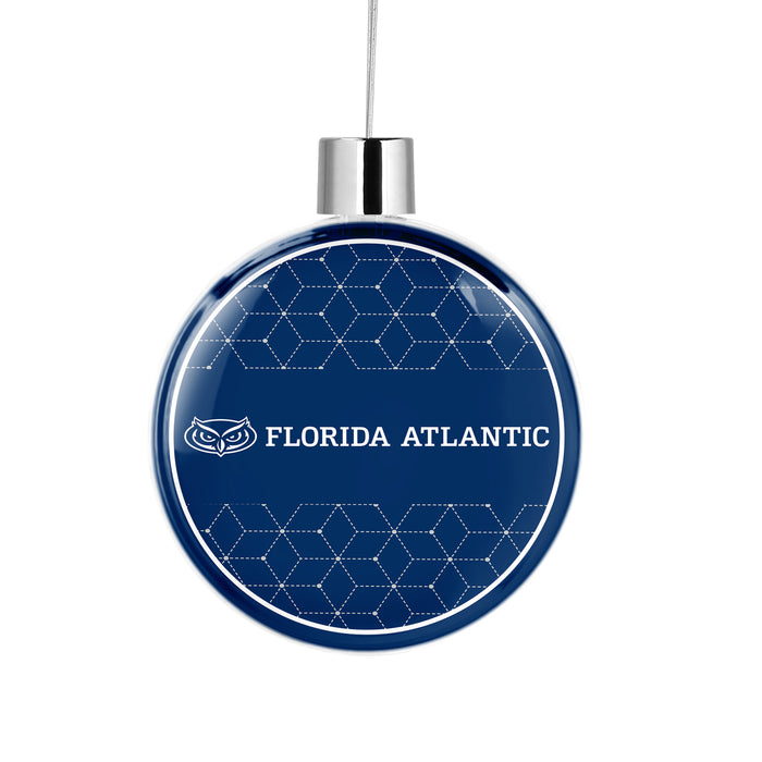 Florida Atlantic University Christmas Ornament Flat Round