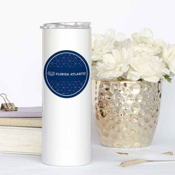Florida Atlantic University Stainless Steel Skinny Tumbler 20 OZ