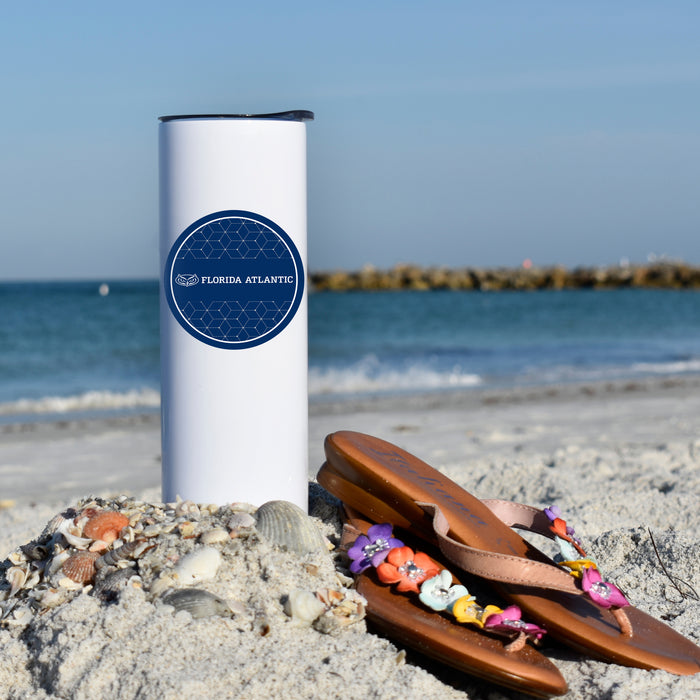 Florida Atlantic University Stainless Steel Skinny Tumbler 20 OZ