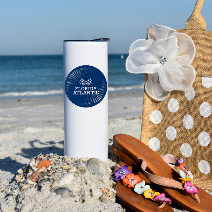Florida Atlantic University Stainless Steel Skinny Tumbler 20 OZ