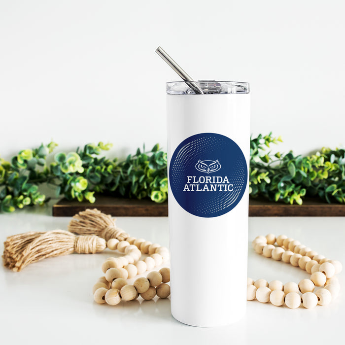 Florida Atlantic University Stainless Steel Skinny Tumbler 20 OZ
