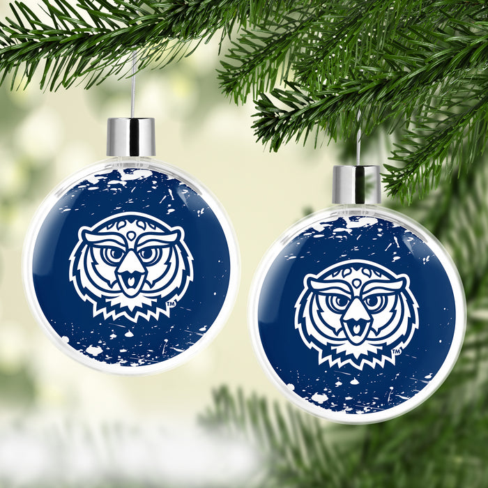 Florida Atlantic University Christmas Ornament Flat Round