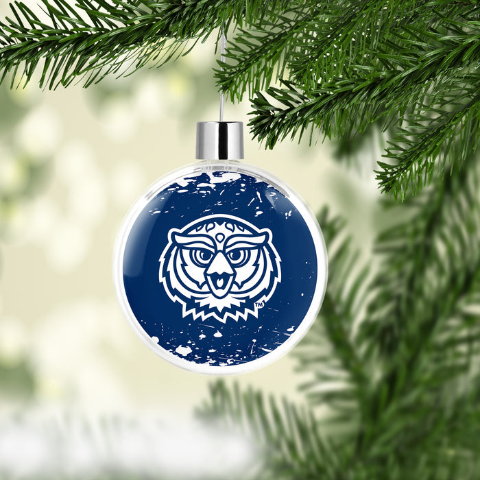 Florida Atlantic University Christmas Ornament Flat Round