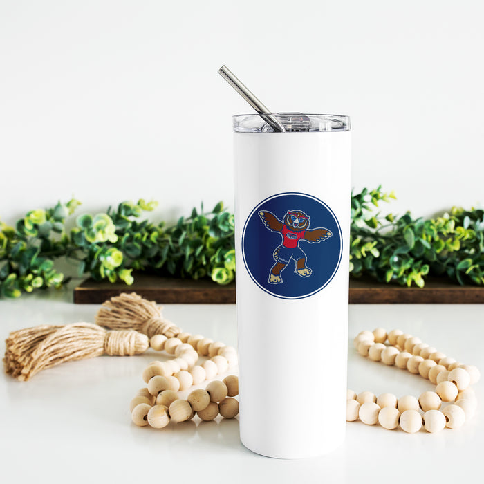 Florida Atlantic University Stainless Steel Skinny Tumbler 20 OZ