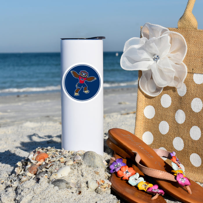 Florida Atlantic University Stainless Steel Skinny Tumbler 20 OZ