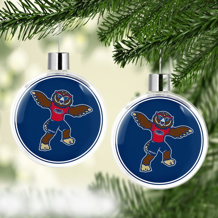 Florida Atlantic University Christmas Ornament Flat Round