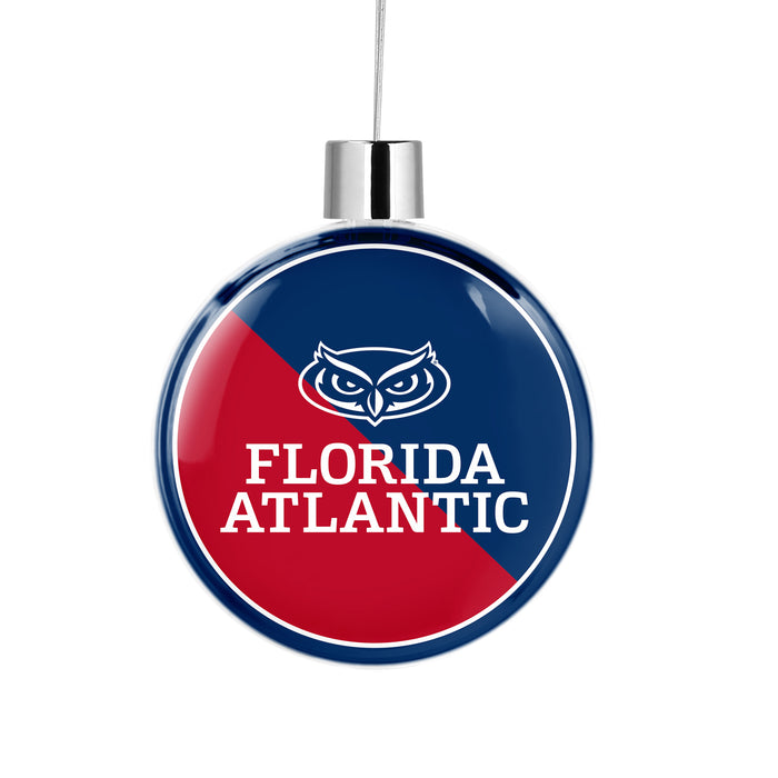 Florida Atlantic University Christmas Ornament Flat Round