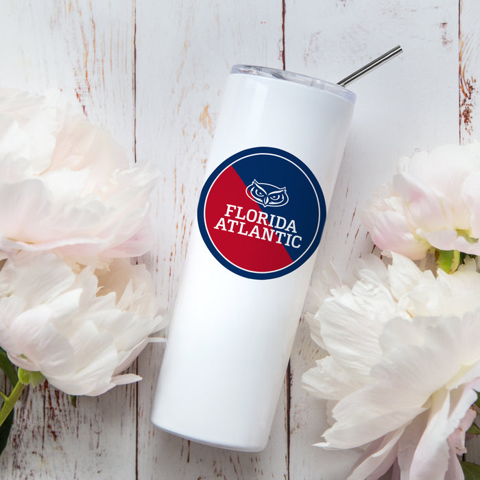 Florida Atlantic University Stainless Steel Skinny Tumbler 20 OZ