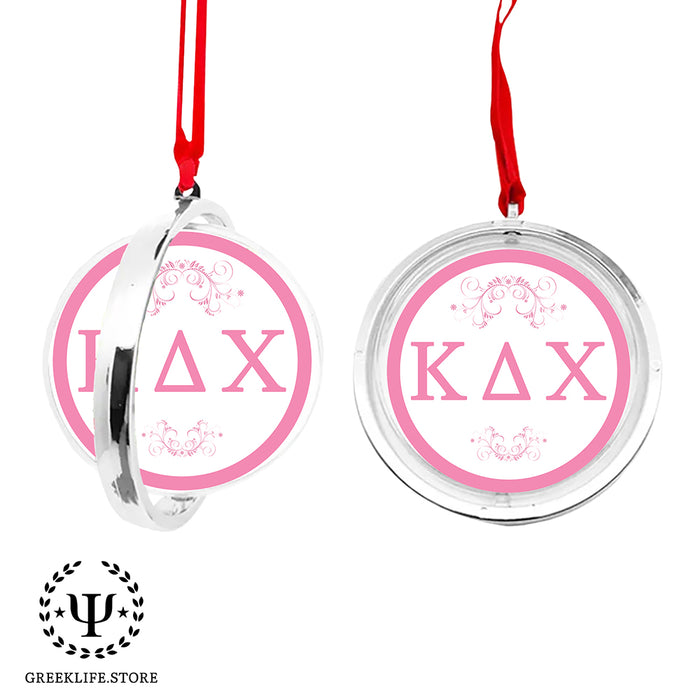 Kappa Delta Chi Christmas Reversible Flat Round Ornament