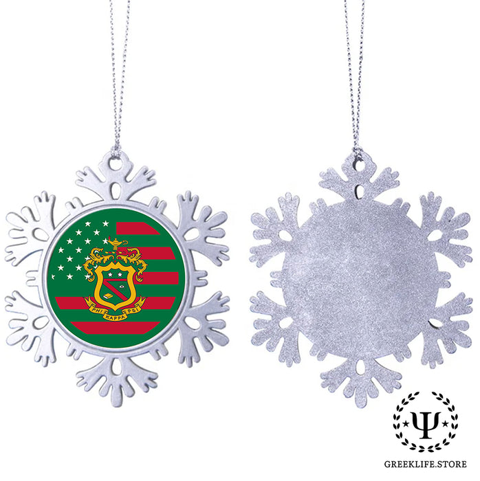 Phi Kappa Psi Christmas Ornament - Snowflake Metal