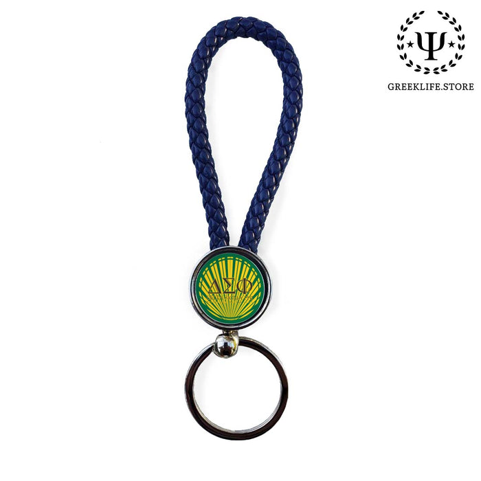 Delta Sigma Phi Key chain round