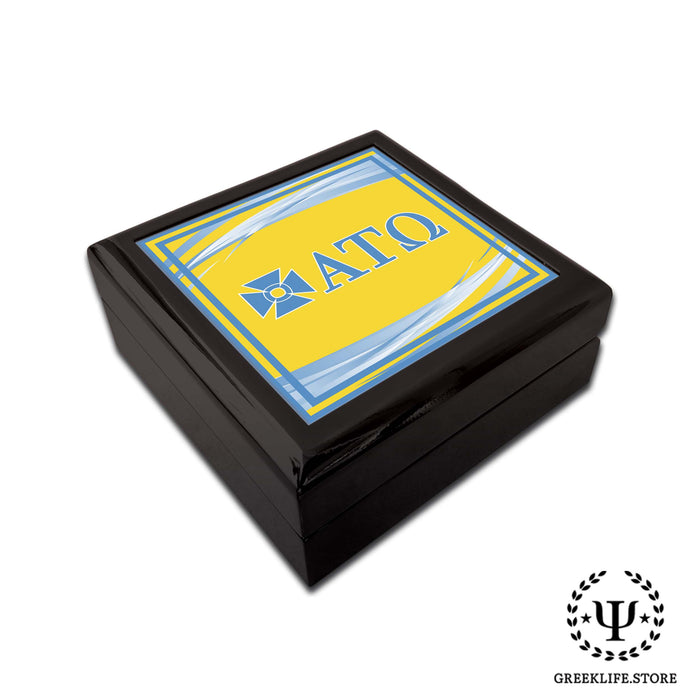 Alpha Tau Omega Keepsake Box Wooden