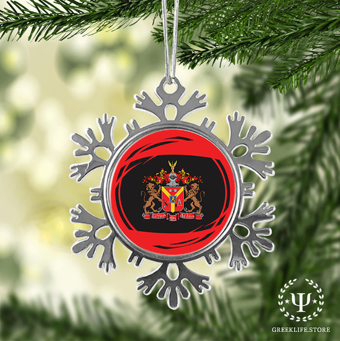 Sigma Phi Delta Christmas Ornament - Snowflake Metal