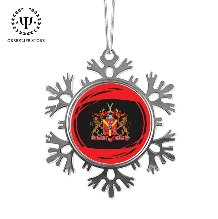 Sigma Phi Delta Christmas Ornament - Snowflake Metal