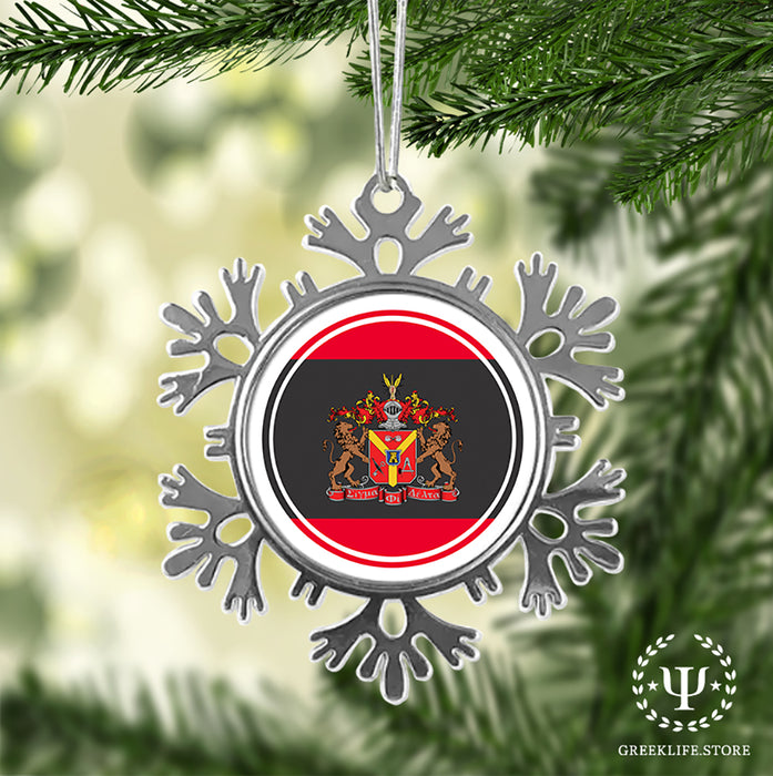 Sigma Phi Delta Christmas Ornament - Snowflake Metal