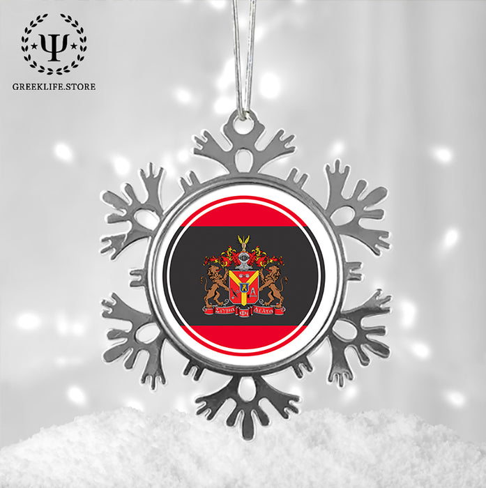 Sigma Phi Delta Christmas Ornament - Snowflake Metal