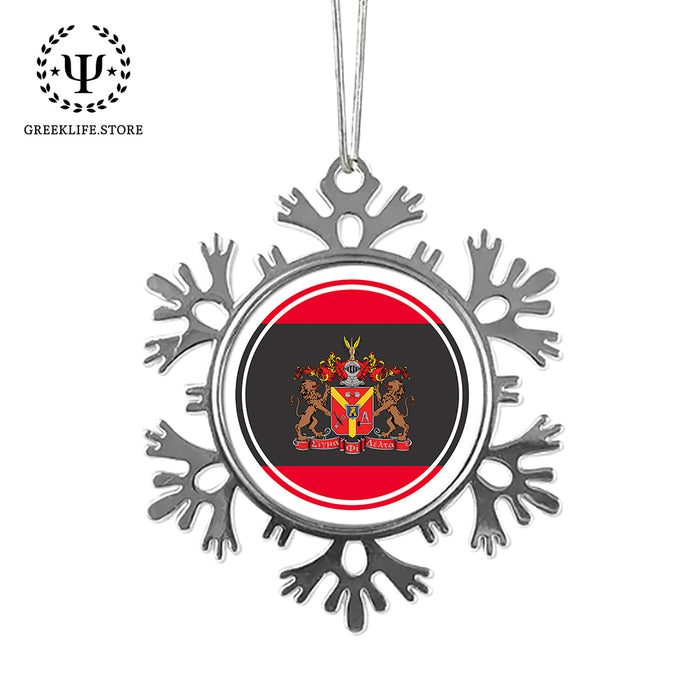 Sigma Phi Delta Christmas Ornament - Snowflake Metal