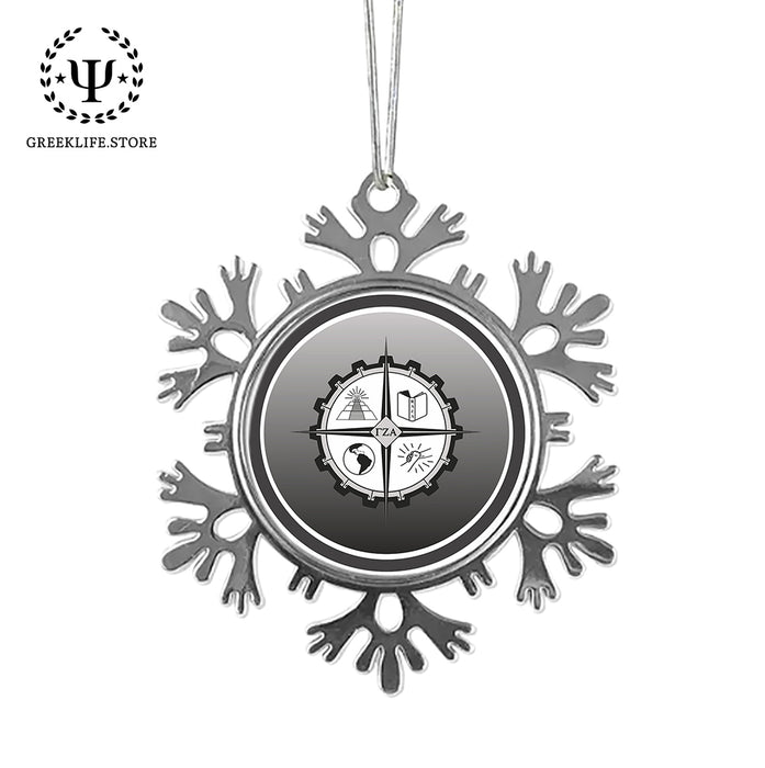 Gamma Zeta Alpha Christmas Ornament - Snowflake Metal