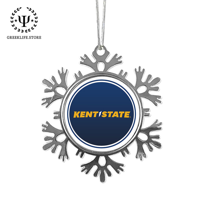 Kent State University Christmas Ornament - Snowflake Metal
