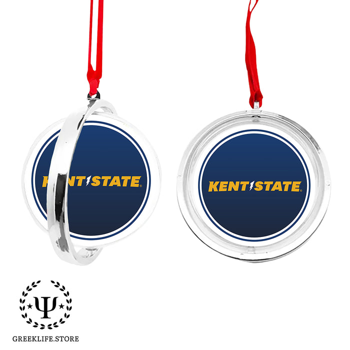 Kent State University Christmas Reversible Flat Round Ornament